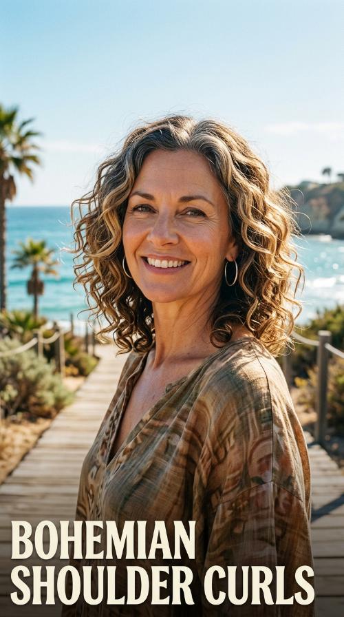 Bohemian Shoulder Curls