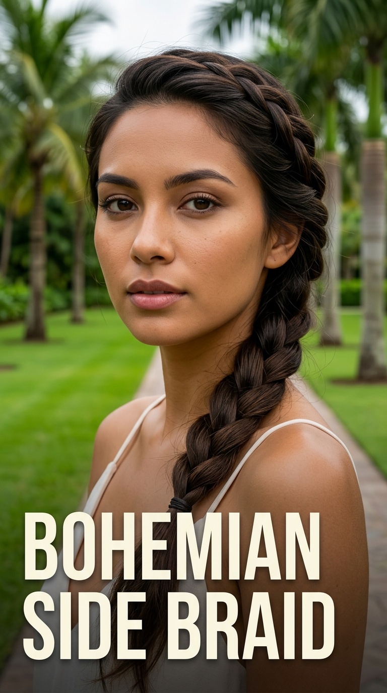 Bohemian Side Braid