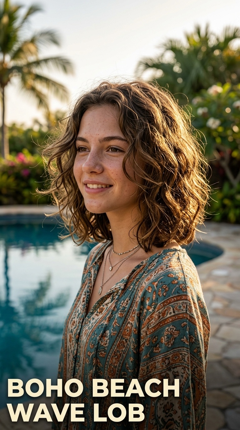 Boho Beach Wave Lob