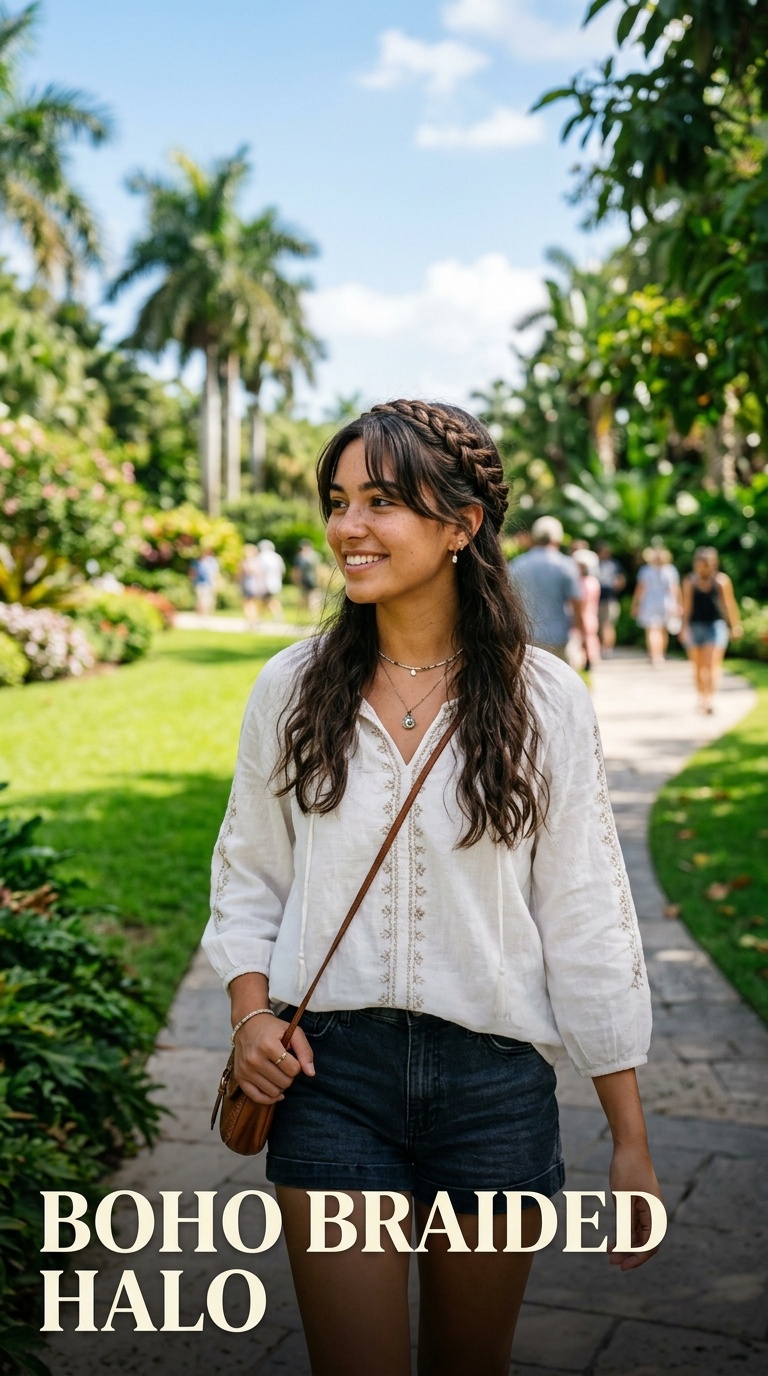 Boho Braided Halo