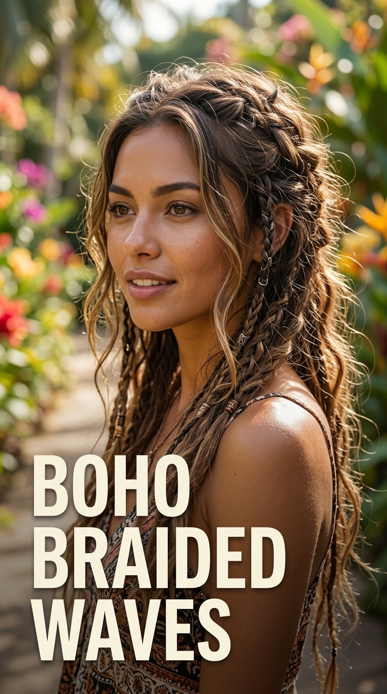 Boho Braided Waves