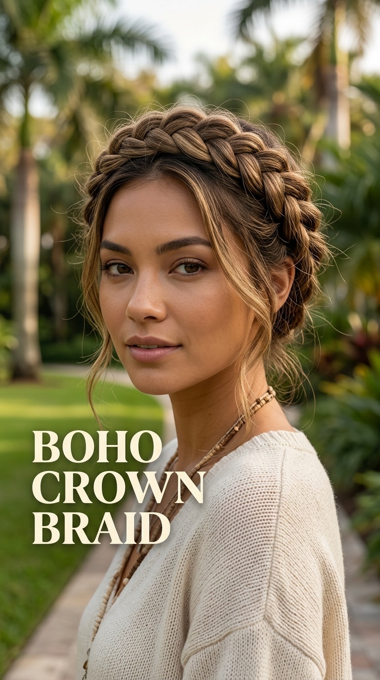 Boho Crown Braid
