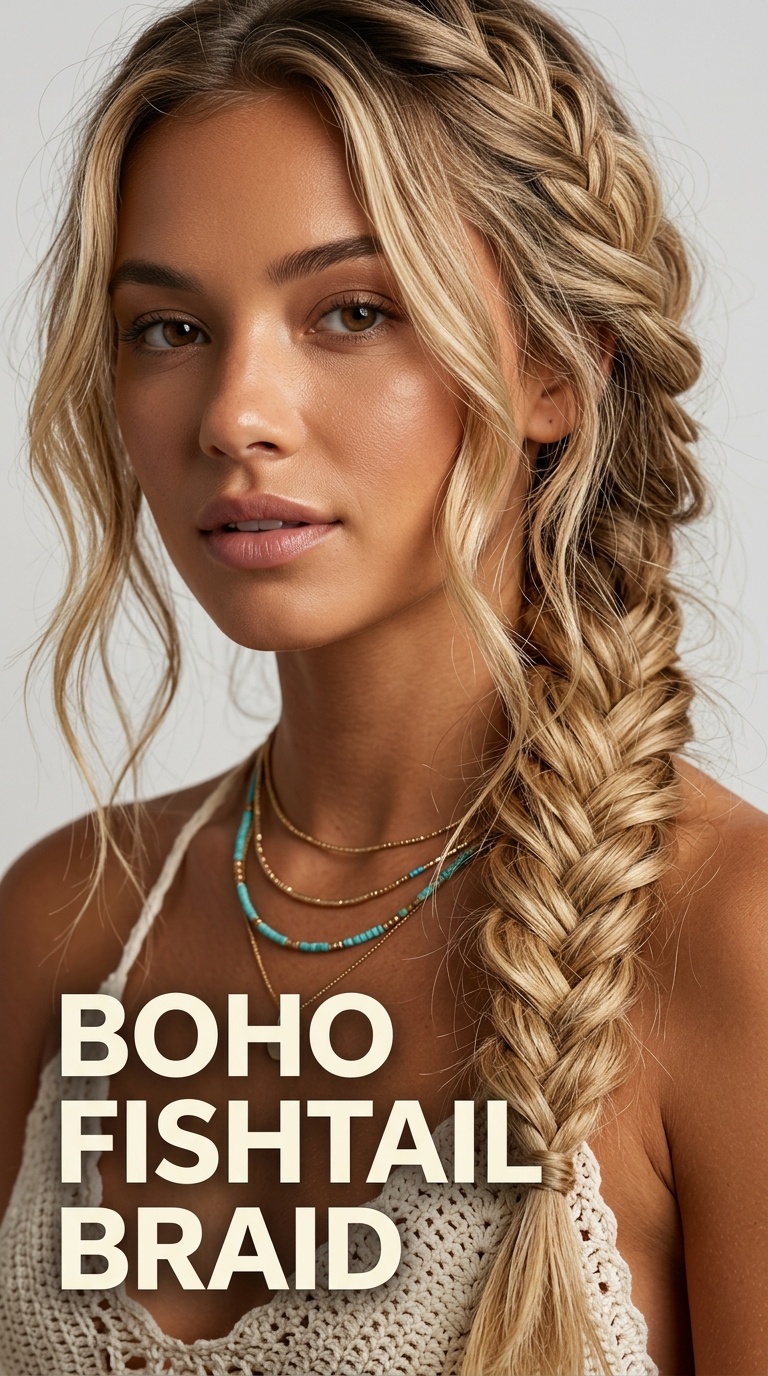 Boho Fishtail Braid