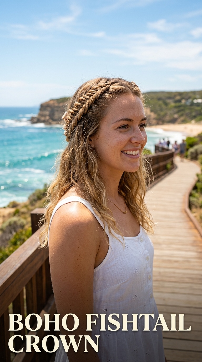 Boho Fishtail Crown