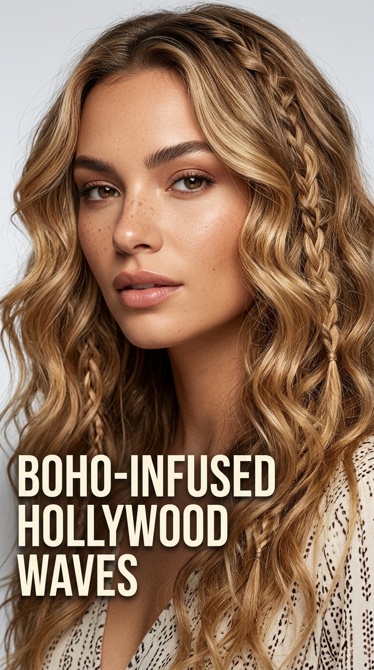 Boho-Infused Hollywood Waves