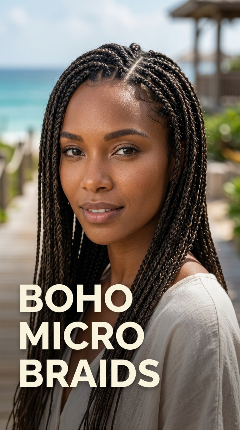 Boho Micro Braids