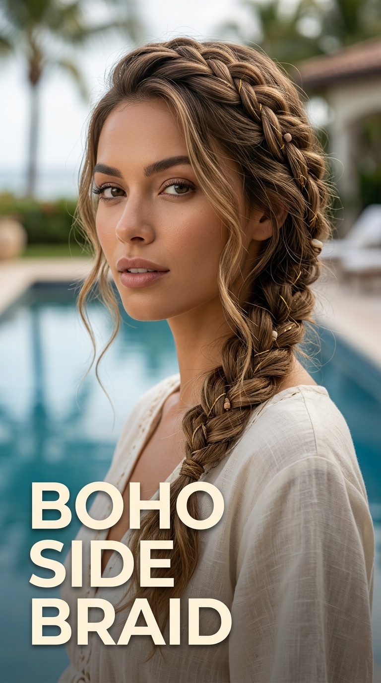 Boho Side Braid