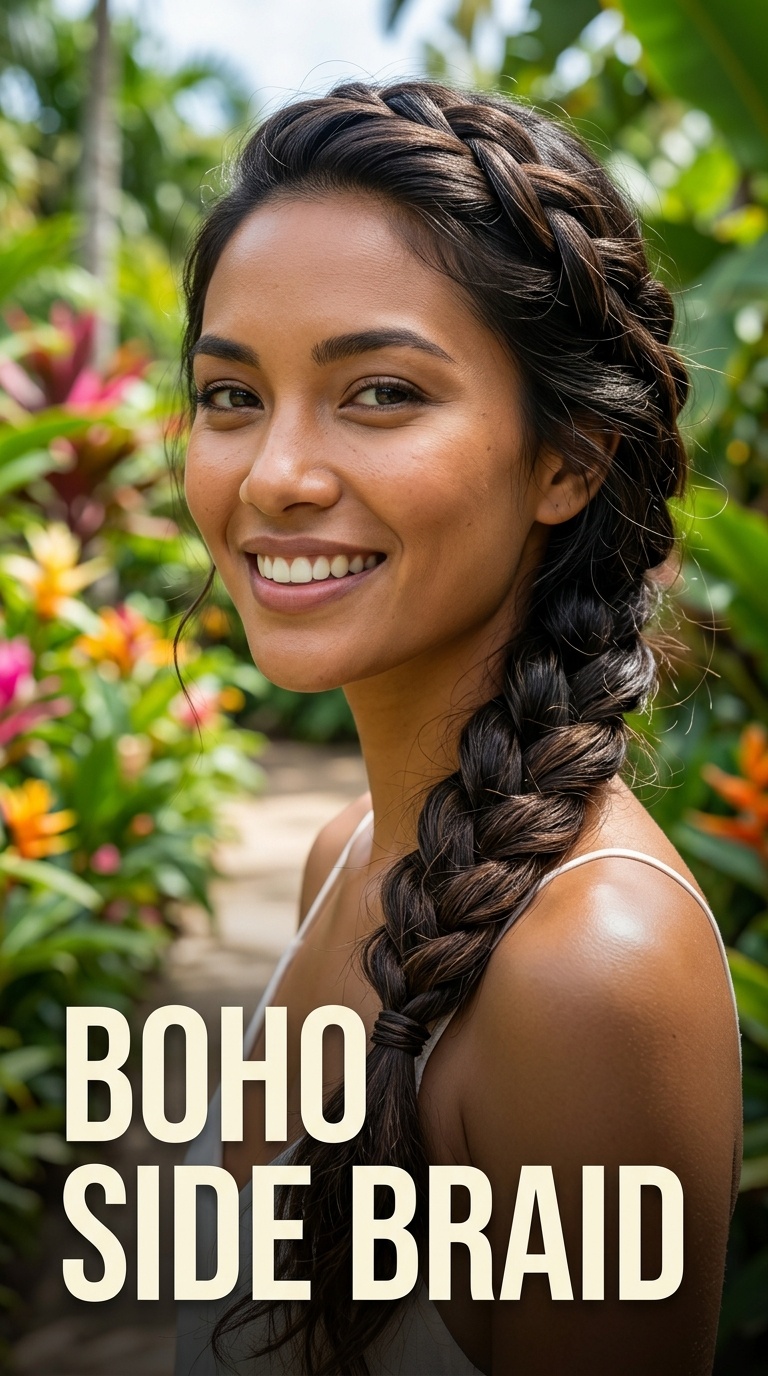Boho Side Braid