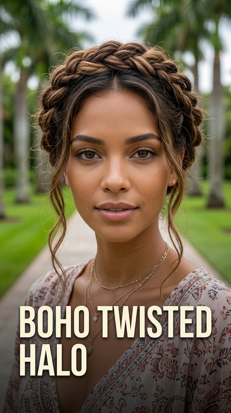 Boho Twisted Halo