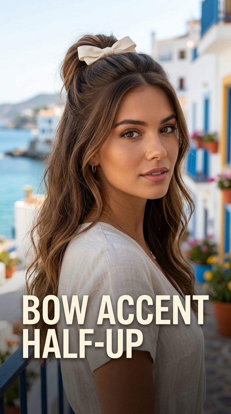 Bow Accent Half-Up