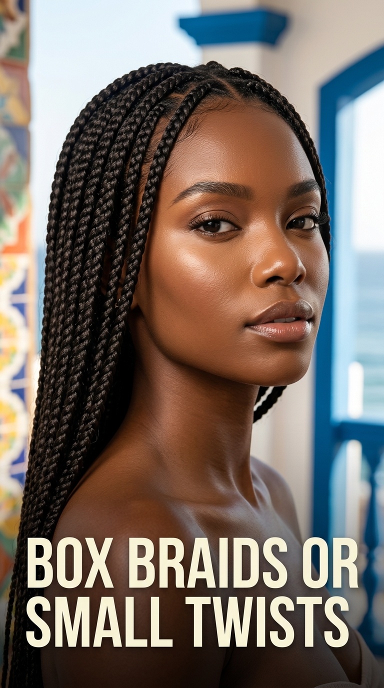 Box Braids or Small Twists