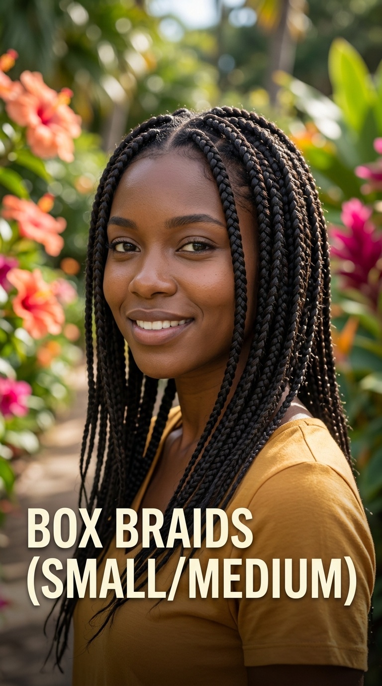 Box Braids (Small/Medium)