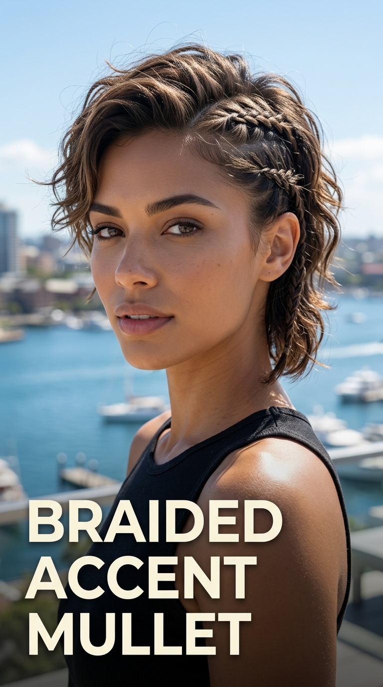 Braided Accent Mullet