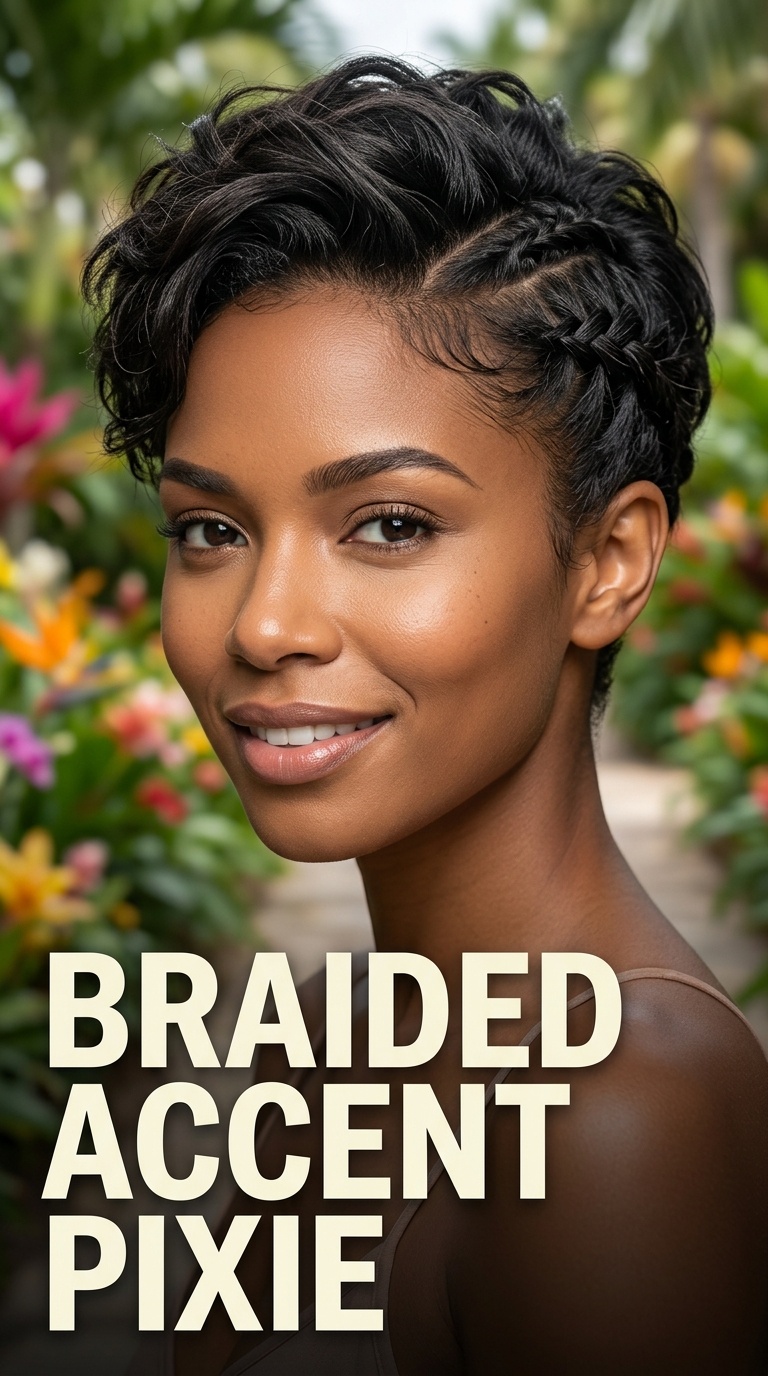 Braided Accent Pixie