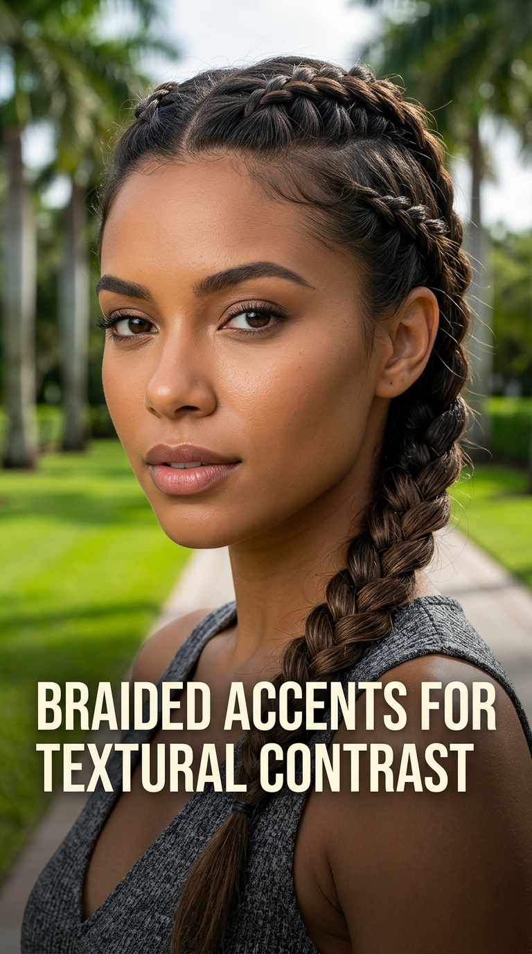 Braided Accents for Textural Contrast