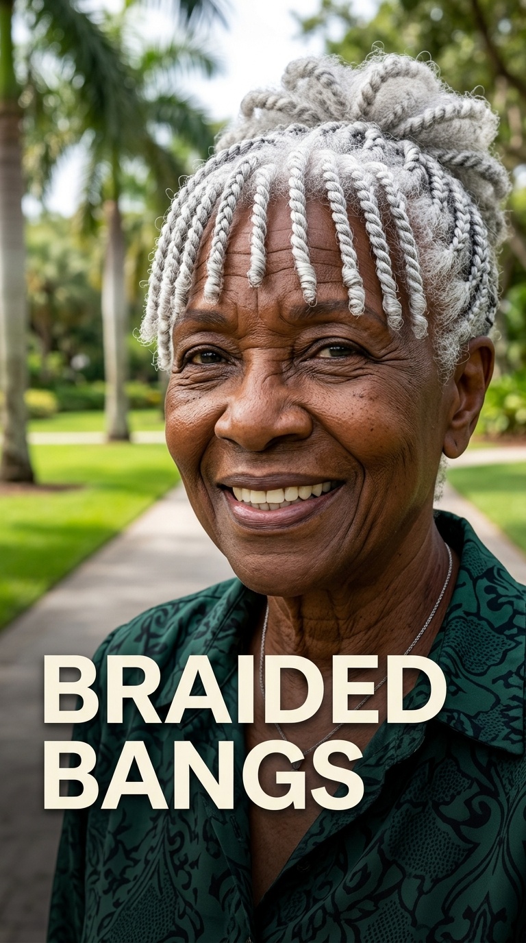 Braided Bangs