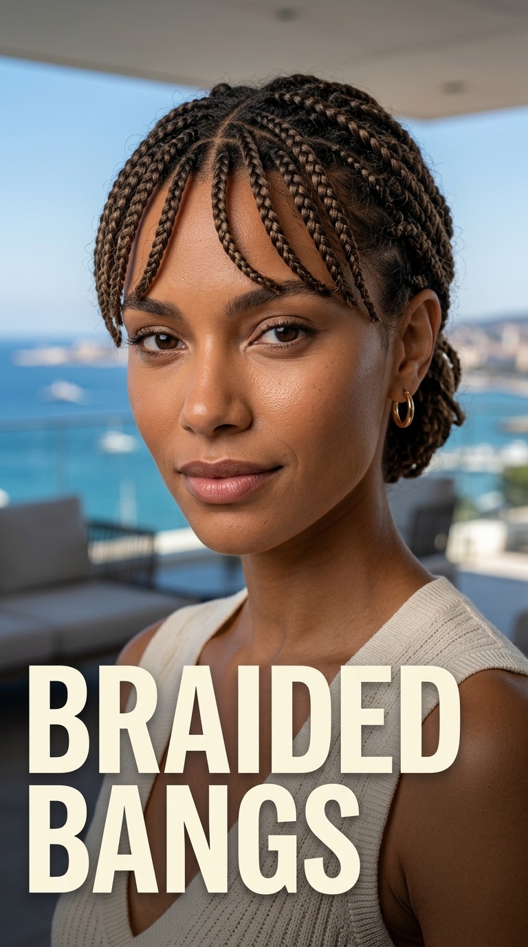 Braided Bangs