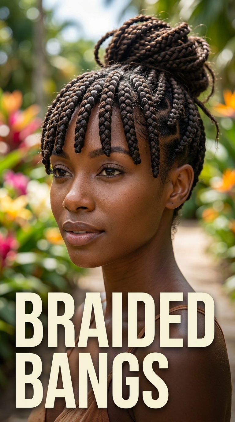 Braided Bangs