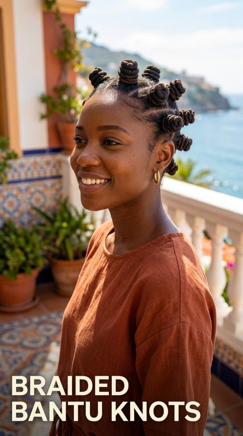 Braided Bantu Knots
