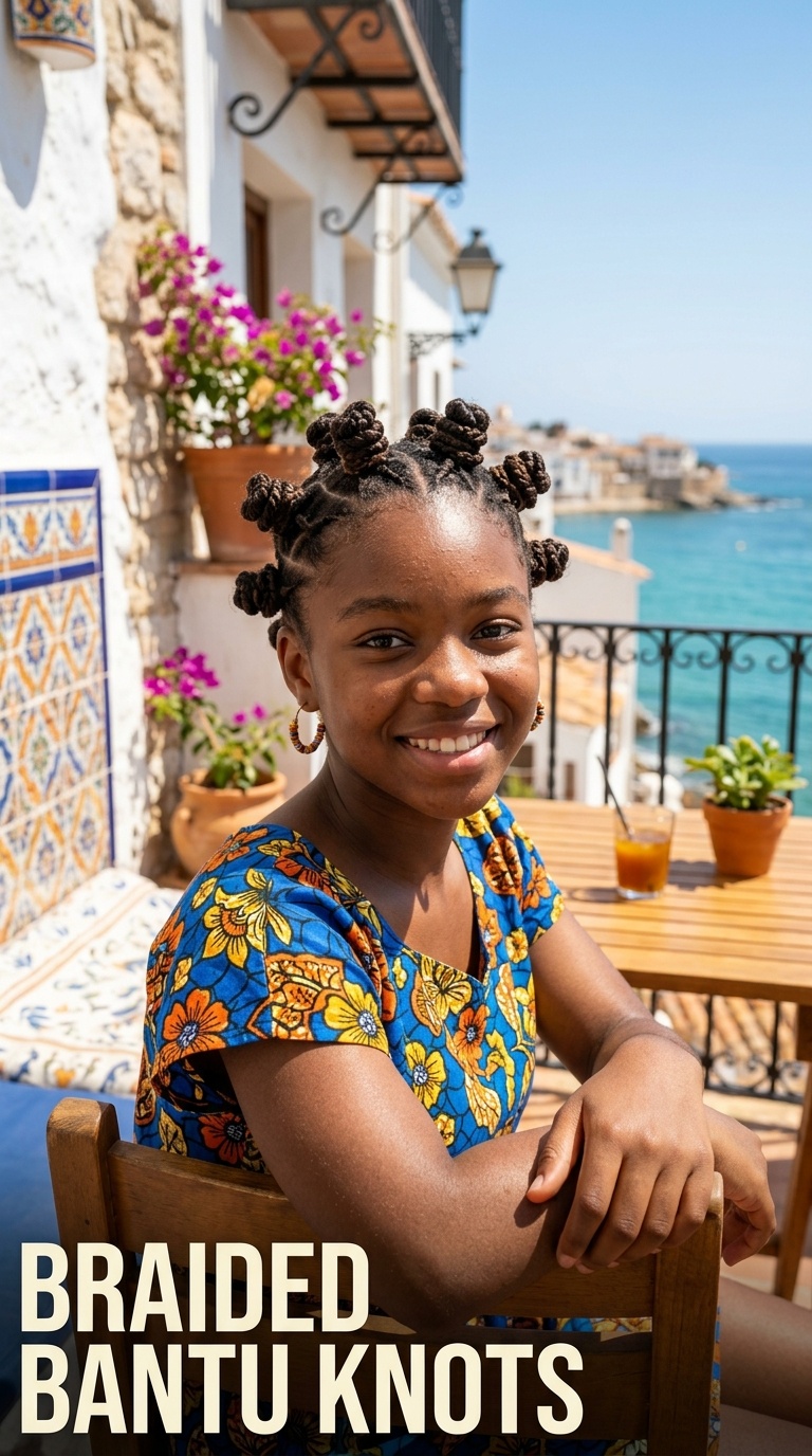 Braided Bantu Knots