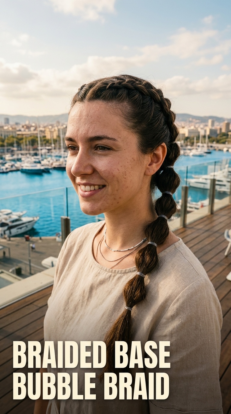 Braided Base Bubble Braid