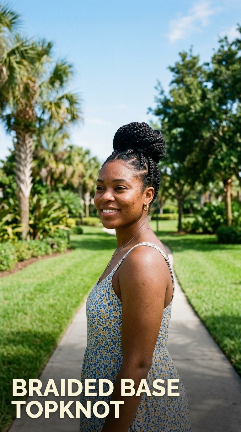 Braided Base Topknot