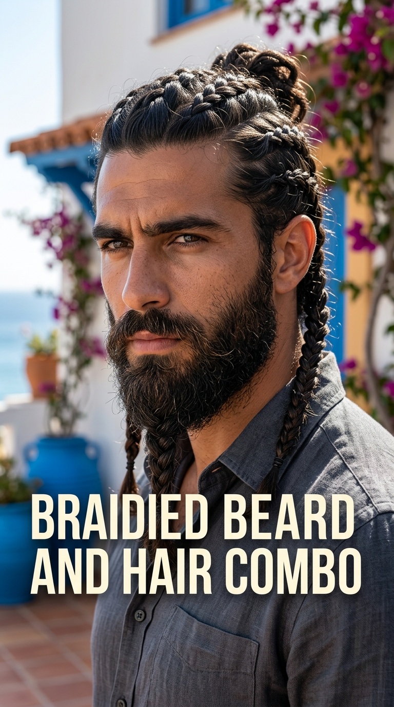 Braided Beard and Hair Combo
