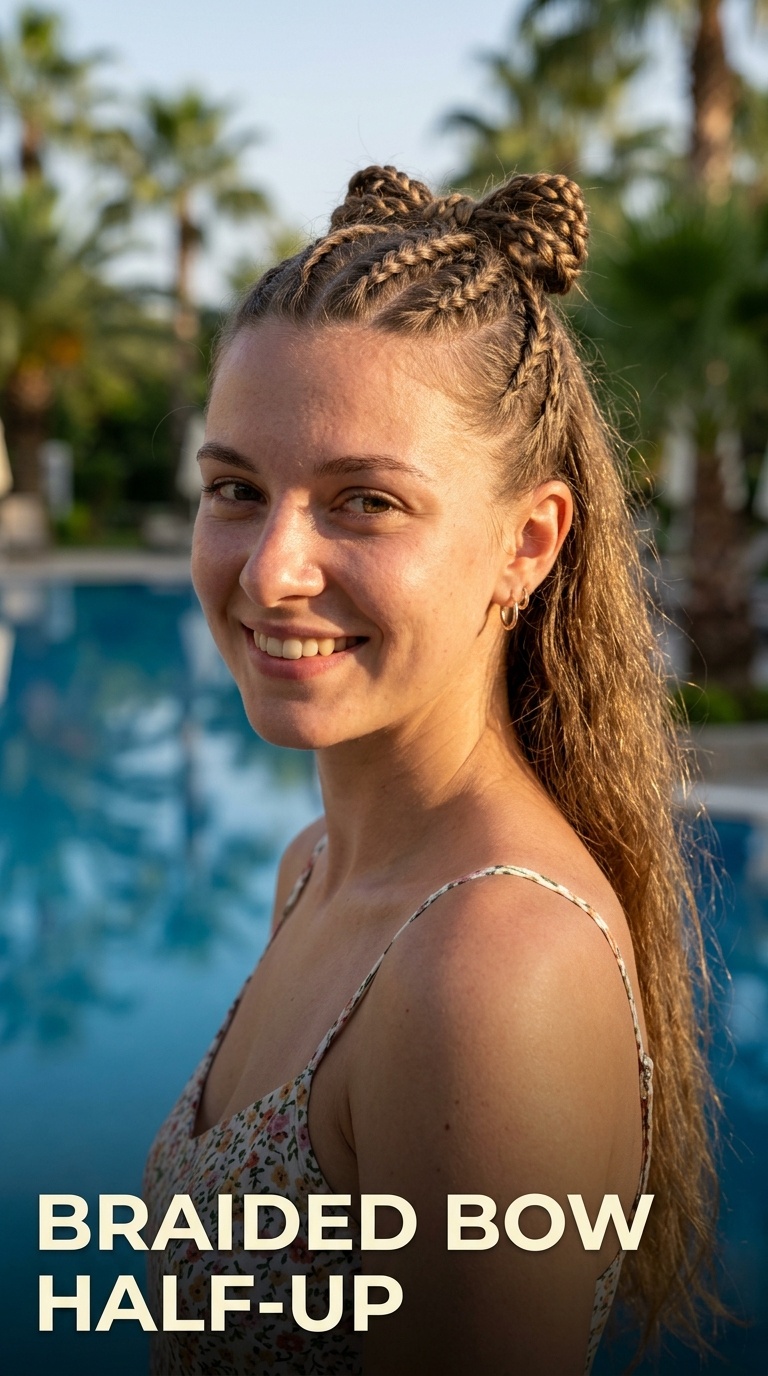 Braided Bow Half-Up