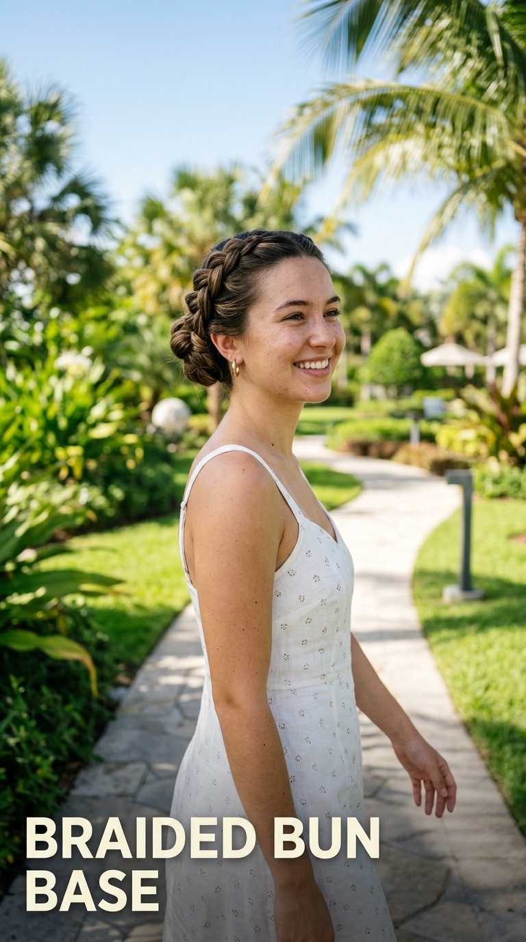 Braided Bun Base