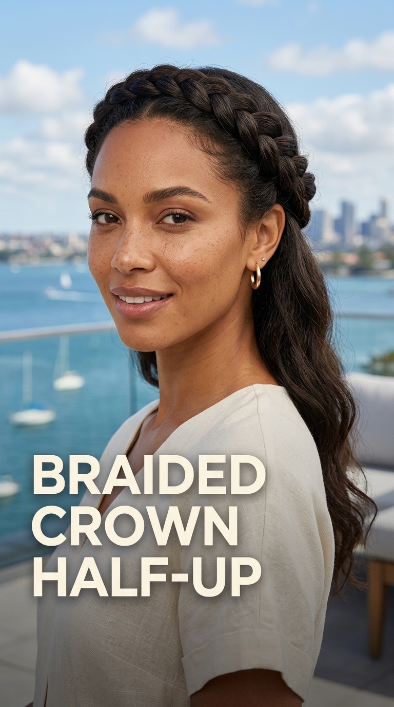 Braided Crown Half-Up