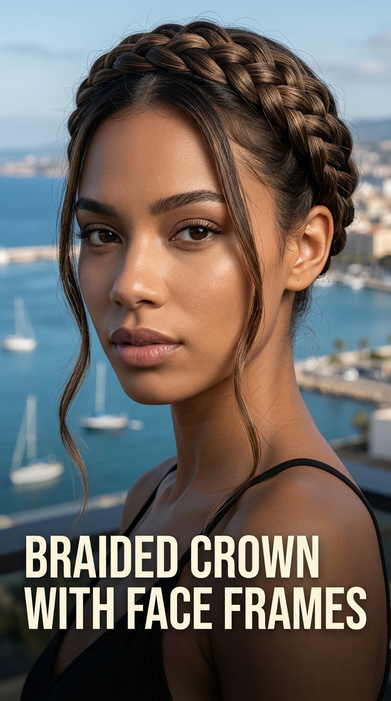 Braided Crown with Face Frames