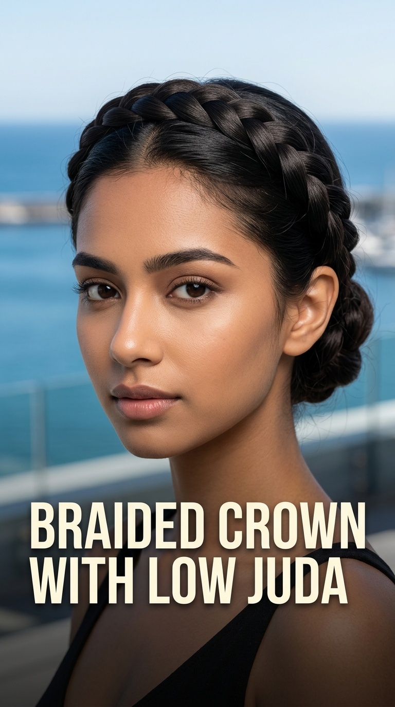 Braided Crown with Low Juda
