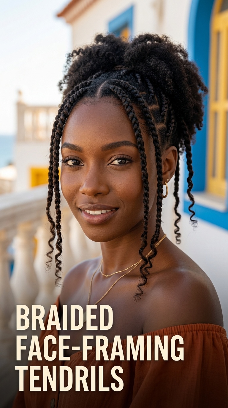 Braided Face-Framing Tendrils