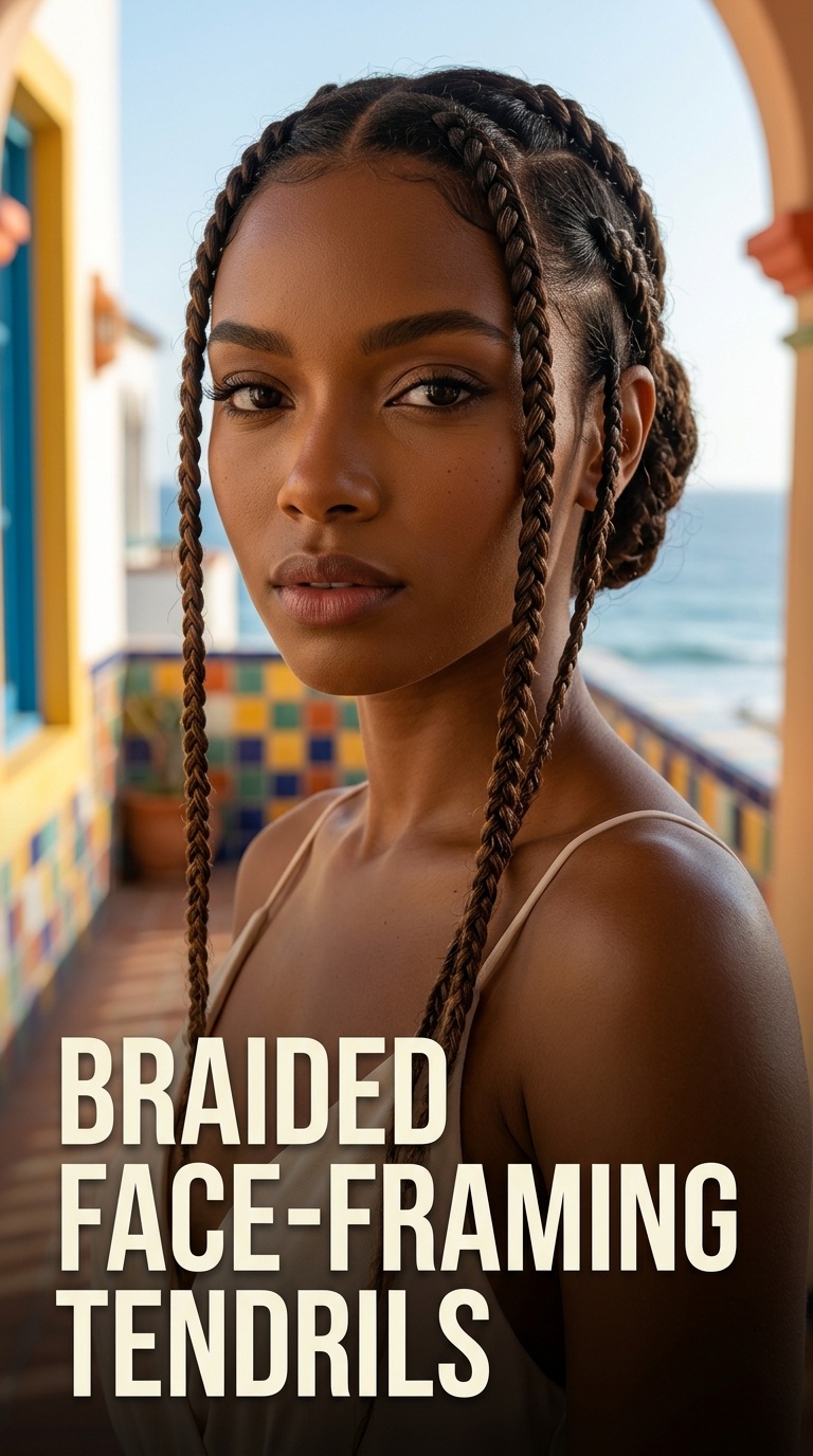 Braided Face-Framing Tendrils
