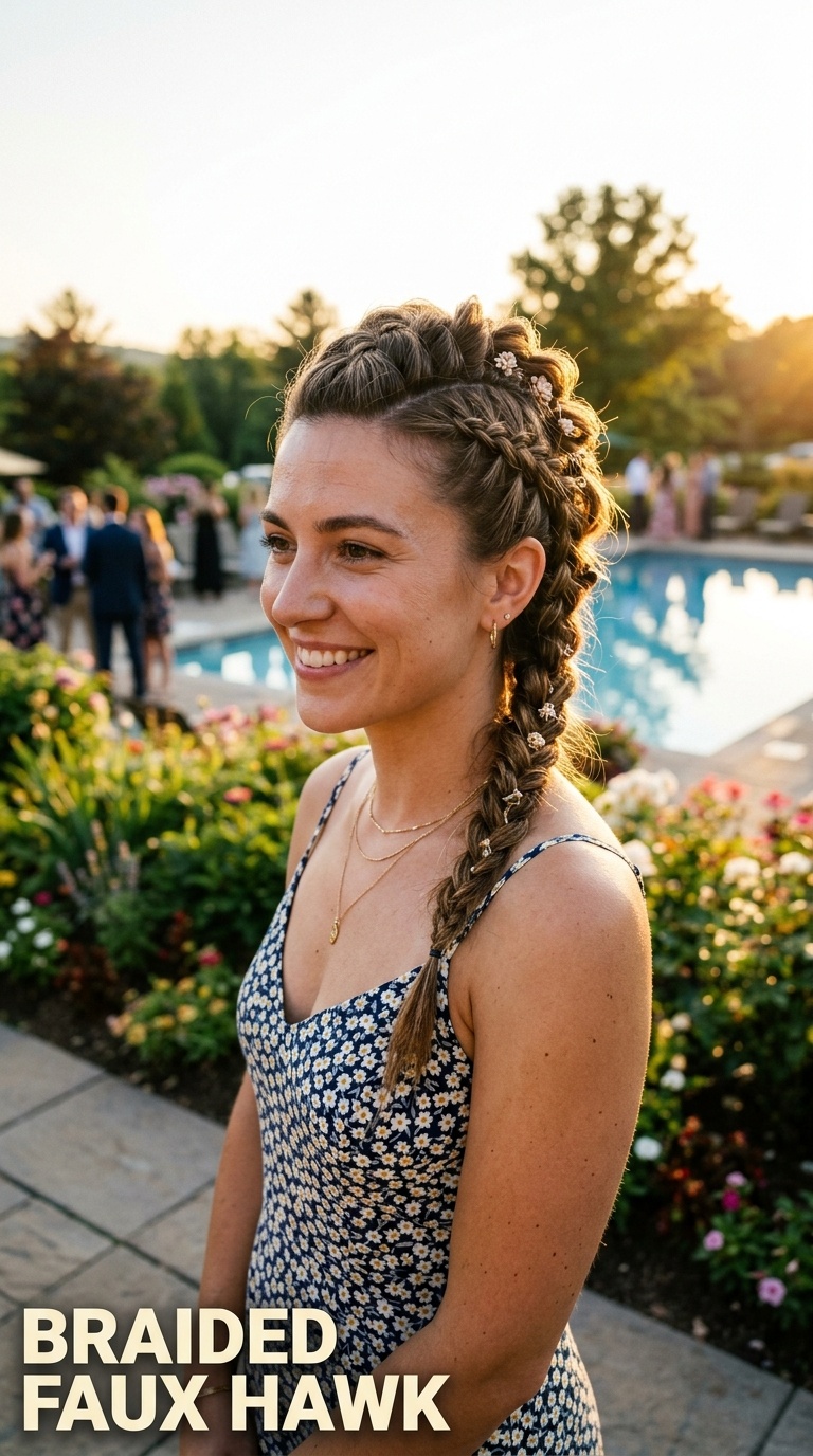 Braided Faux Hawk