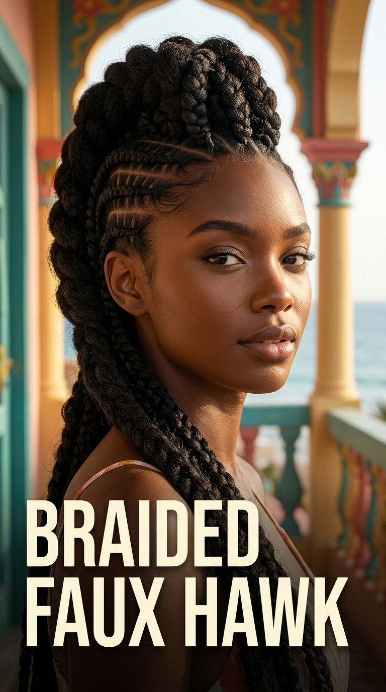 Braided Faux Hawk
