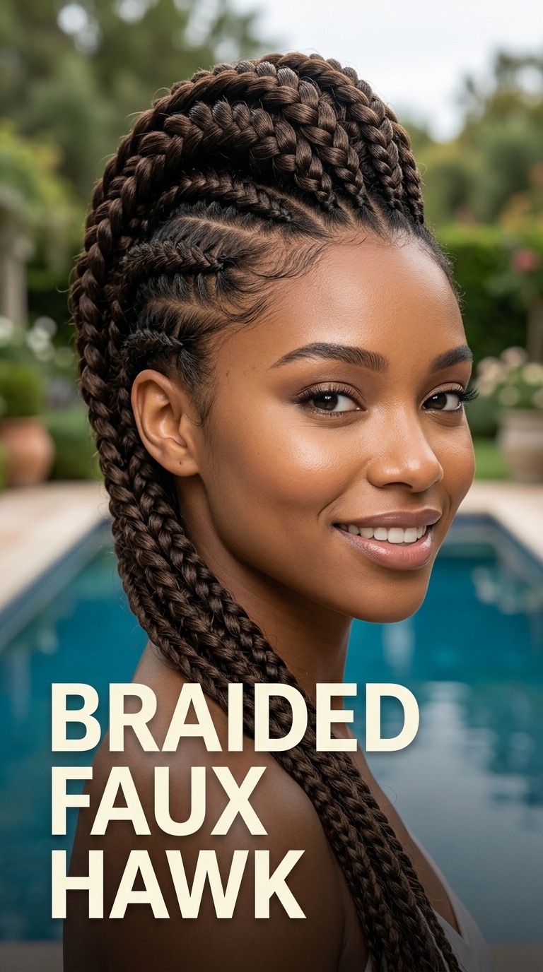 Braided Faux Hawk