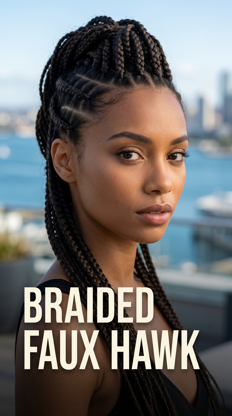 Braided Faux Hawk