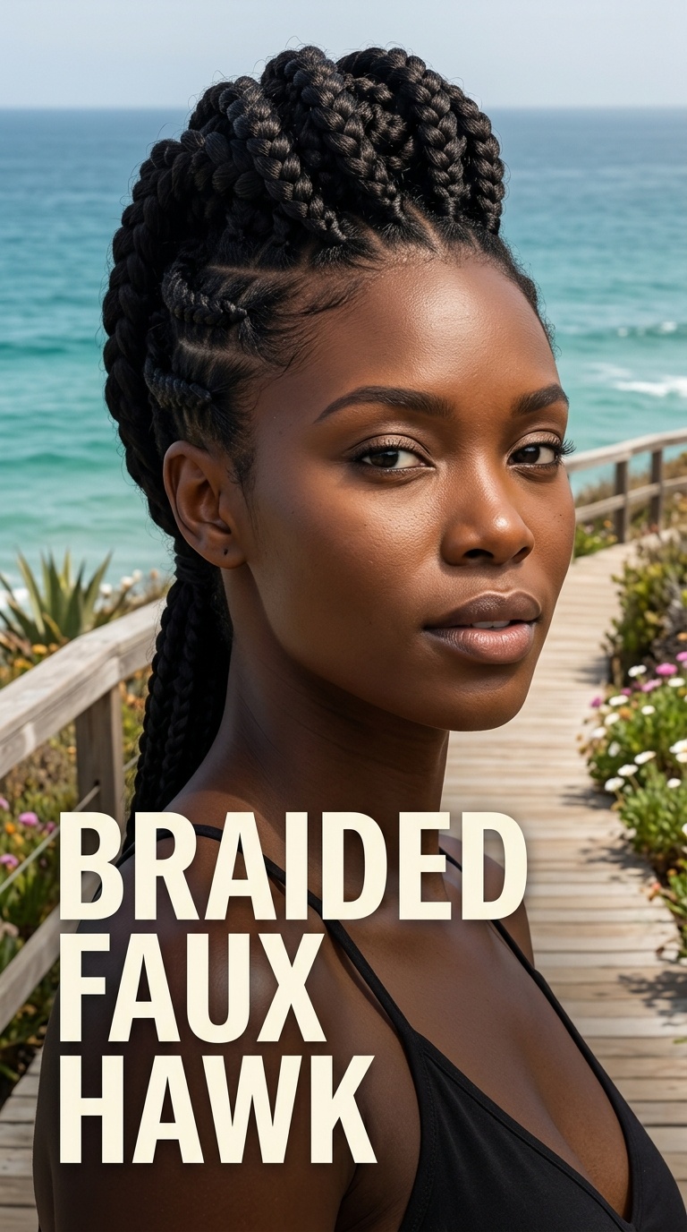 Braided Faux Hawk