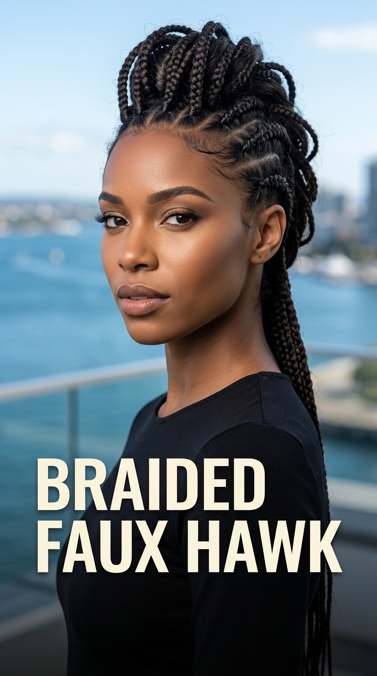Braided Faux Hawk
