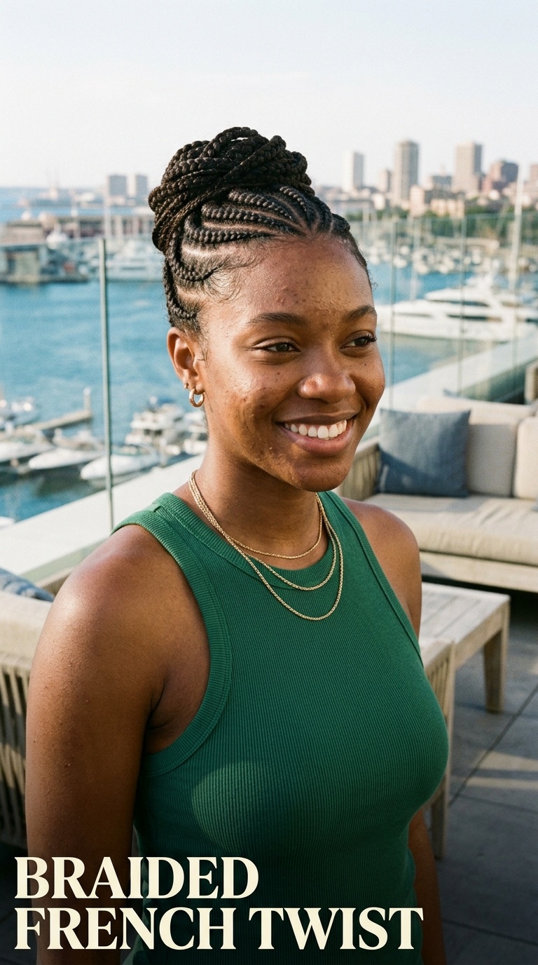 Braided French Twist