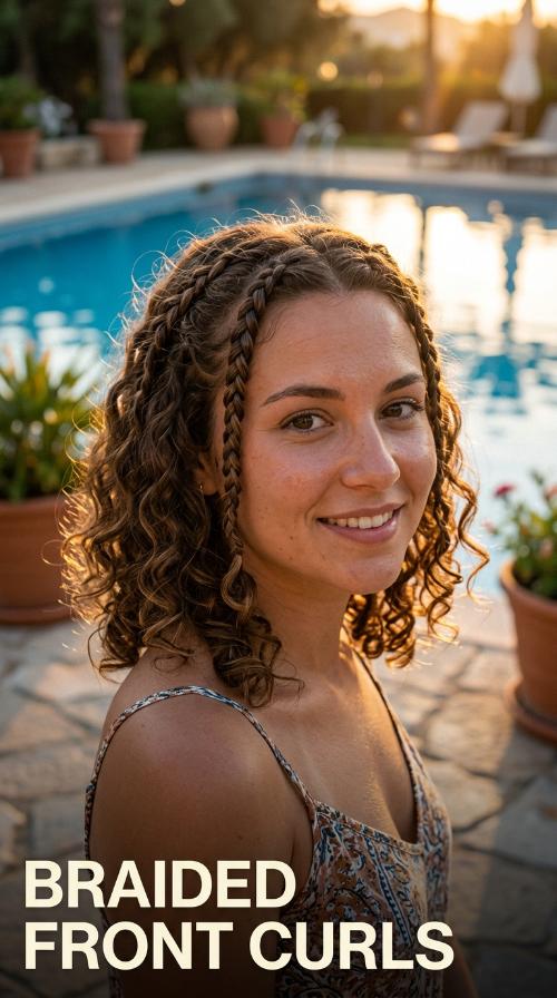 Braided Front Curls