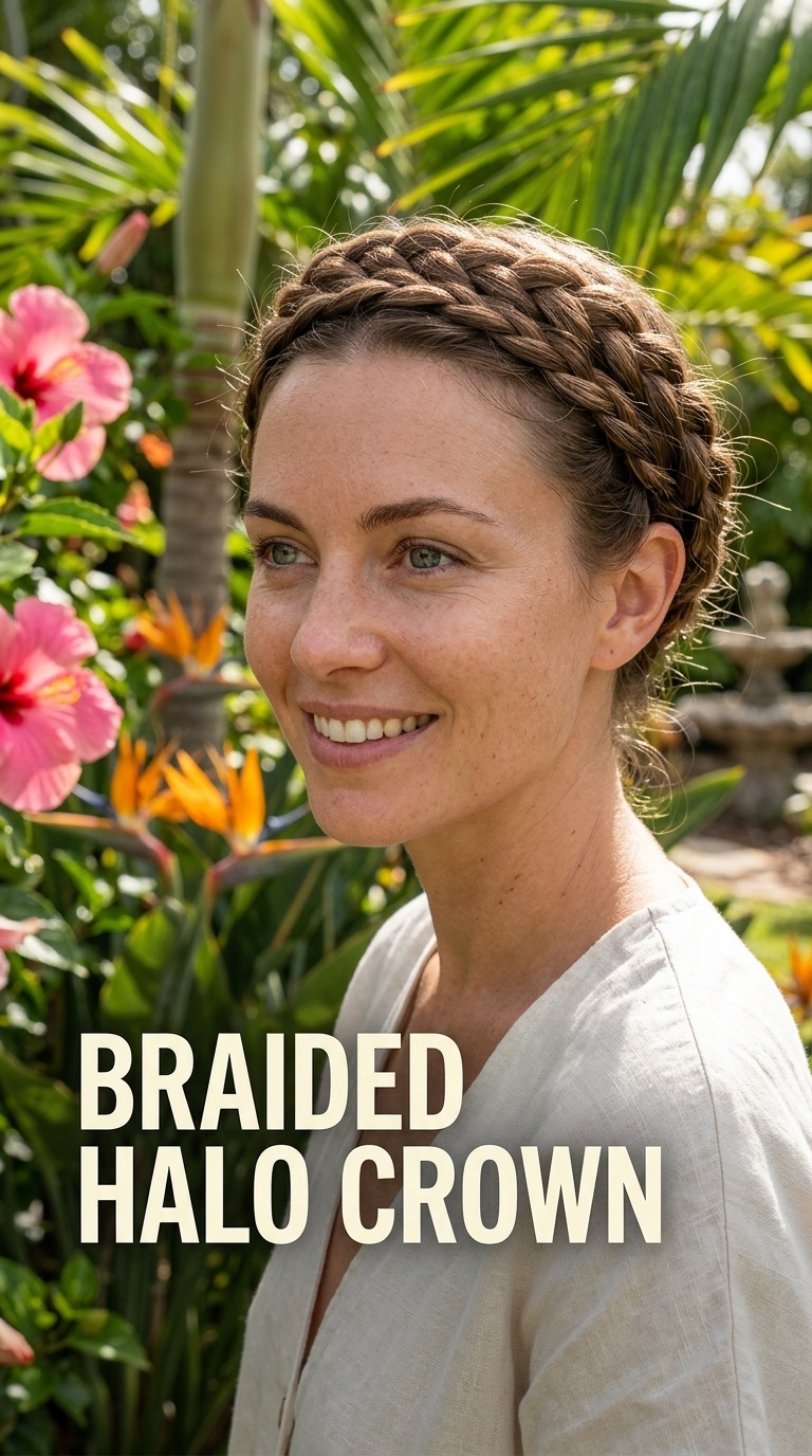 Braided Halo Crown