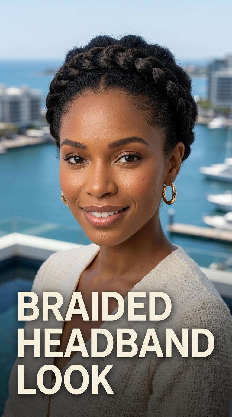 Braided Headband Look