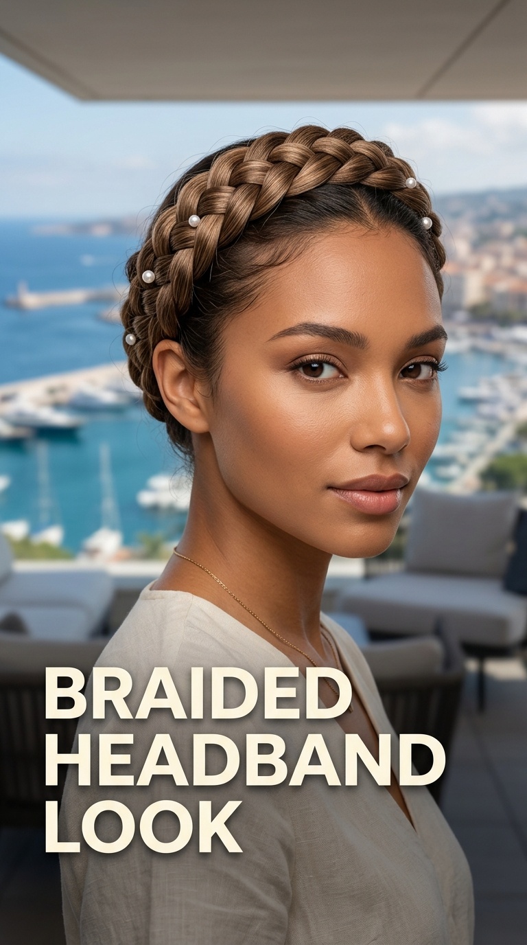 Braided Headband Look
