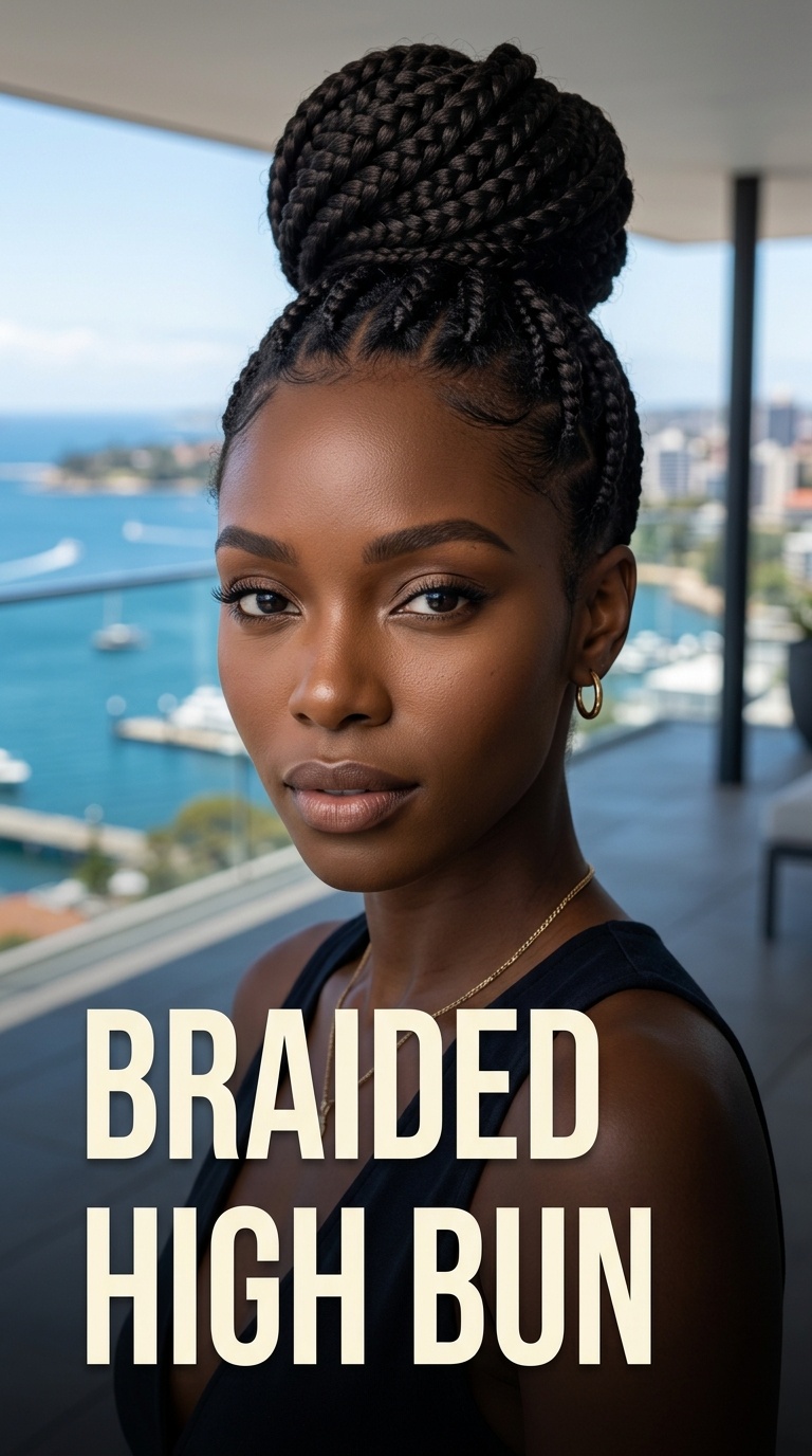 Braided High Bun