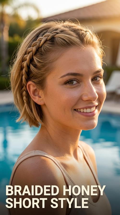 Braided Honey Short Style