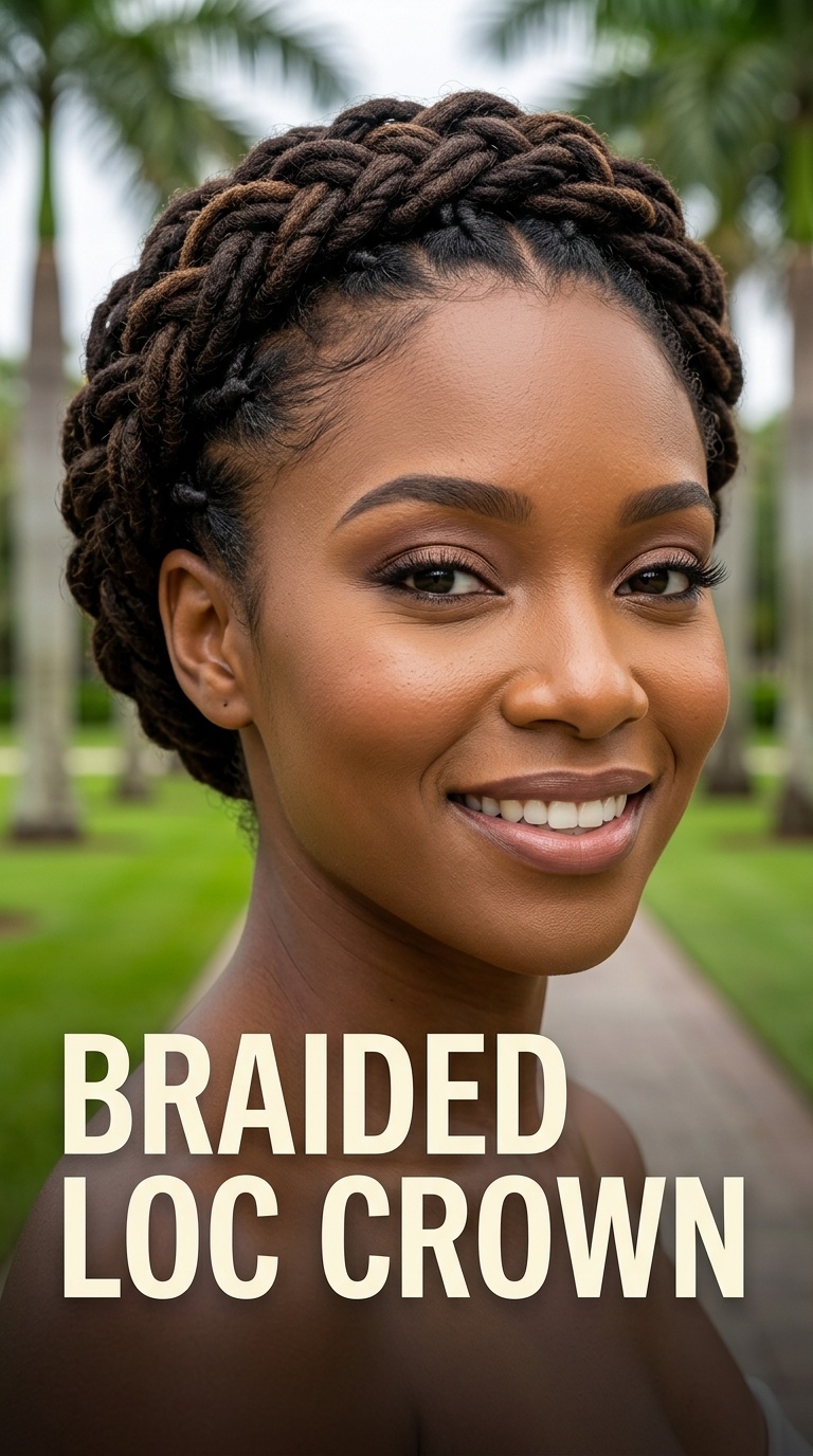 Braided Loc Crown