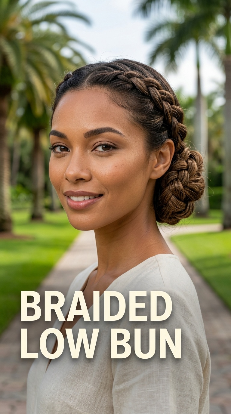 Braided Low Bun