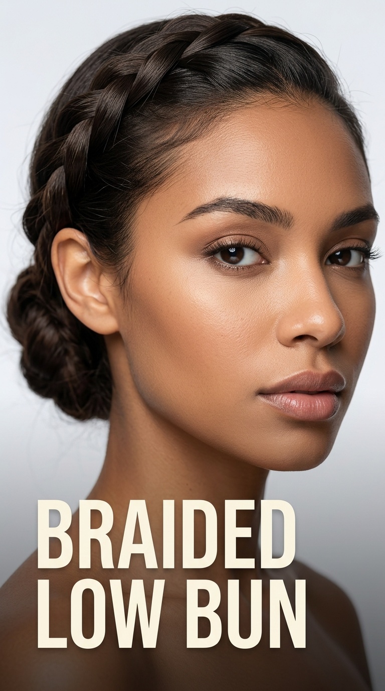 Braided Low Bun